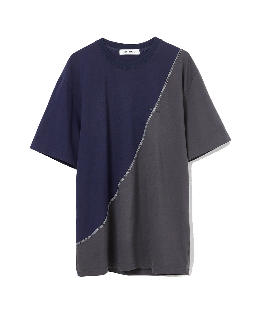 이니그마 Rework T-Shirt (Navy/Charcoal)