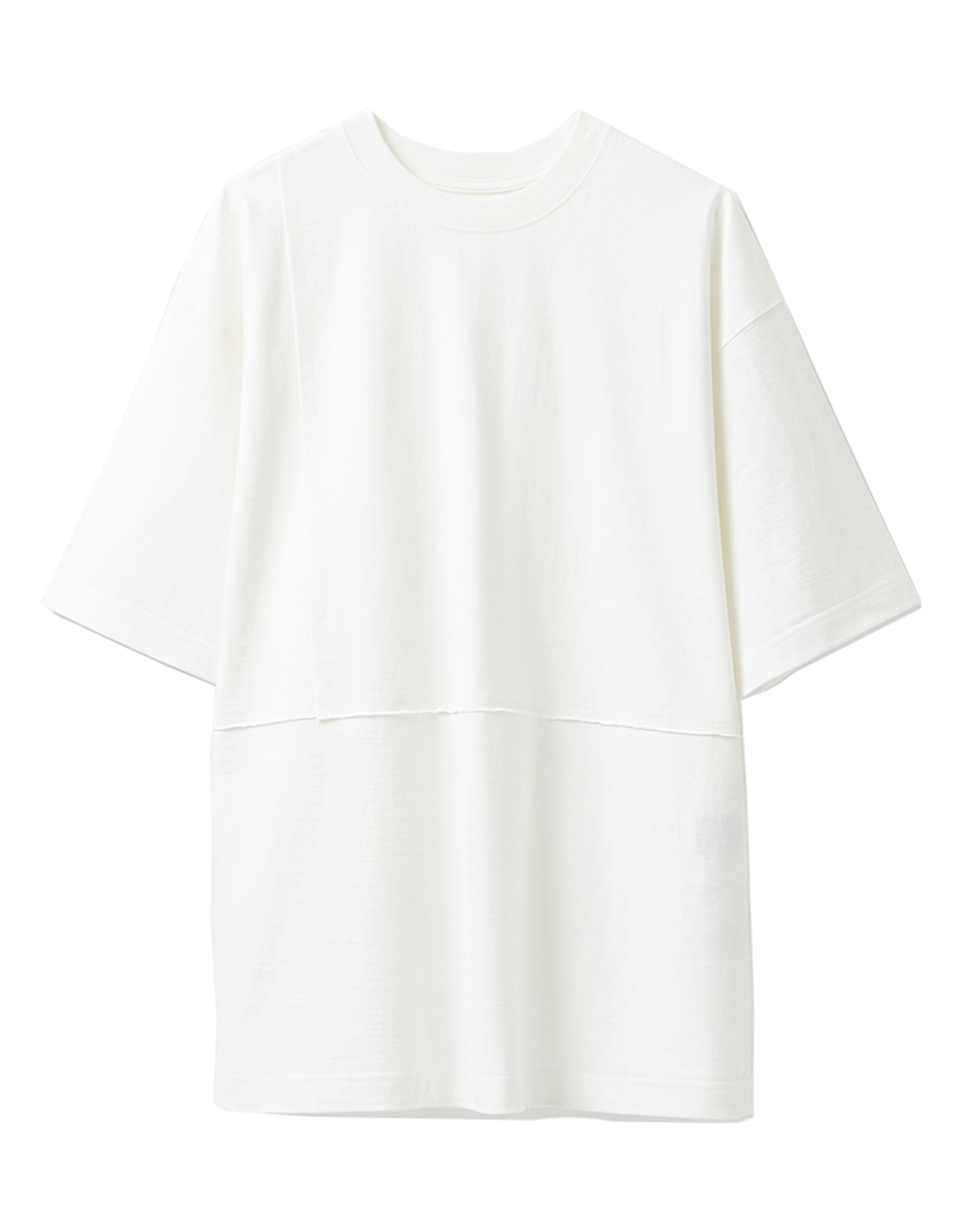 유스 Cut-off T-shirt (White)