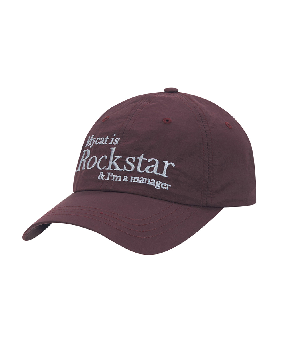 조거쉬 Rockstar cat cap (Burgundy) *RESTOCK*