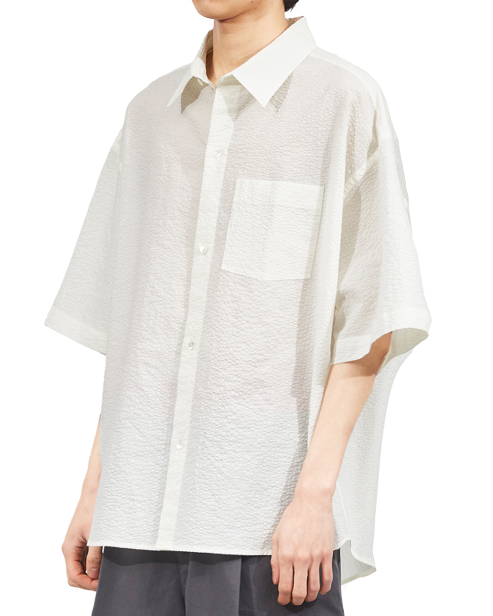 마티스더큐레이터 Regular half shirts (Cream)