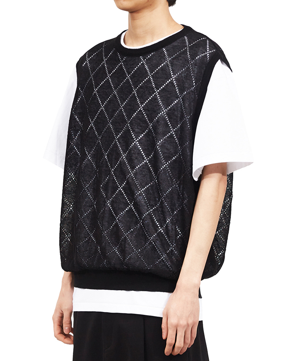 마티스더큐레이터 Knit vest (Black)