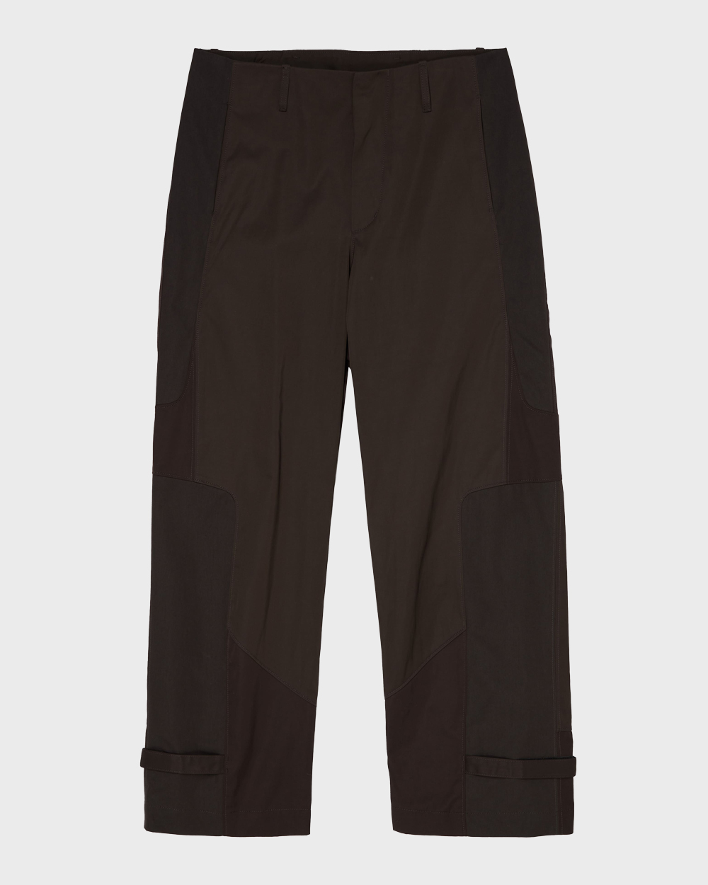 ÉÉ (Étiquette-vidÉ) Nylon combination pants (Brown)