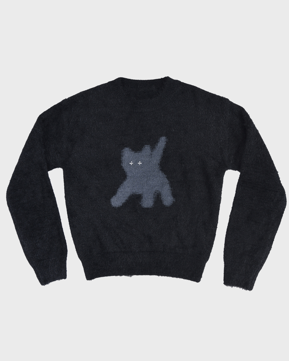 aeae Flashed cats angora knit_Loosed (Black) *10/4 발송 예정*