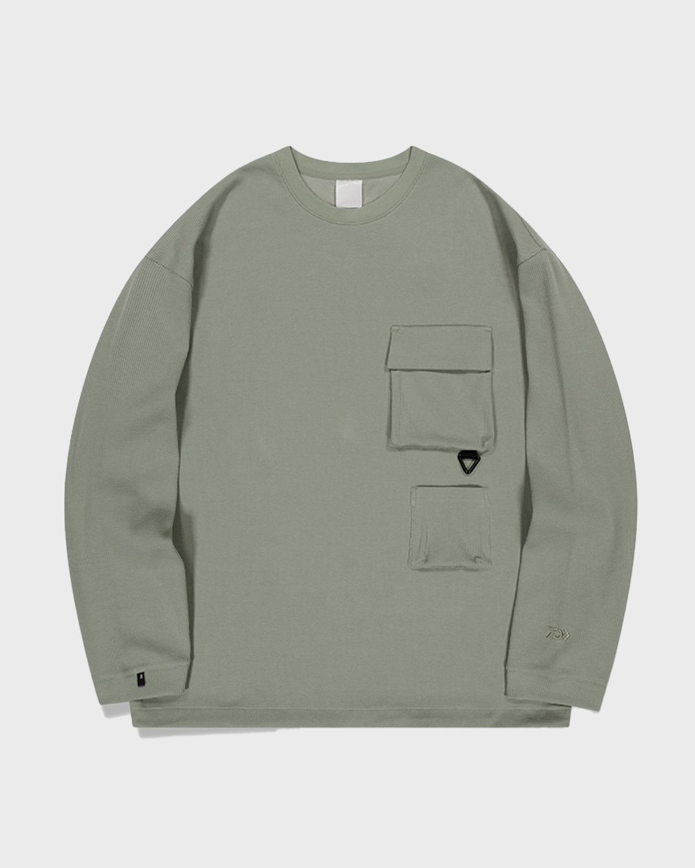 Waffle Knit L/S Tee (Taupe)