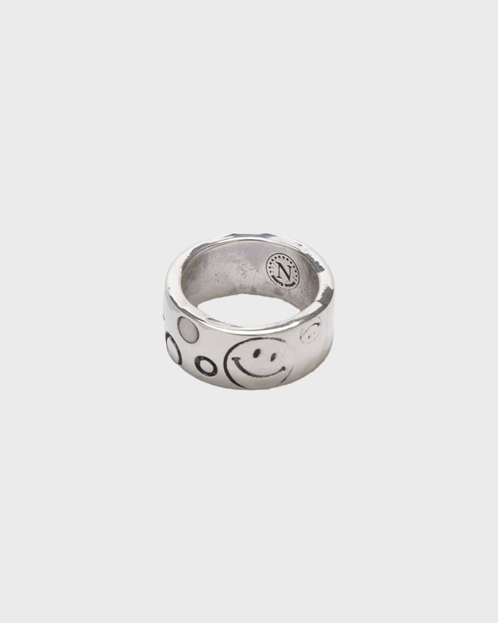 900 Silver Stamp Ring (W-321a)
