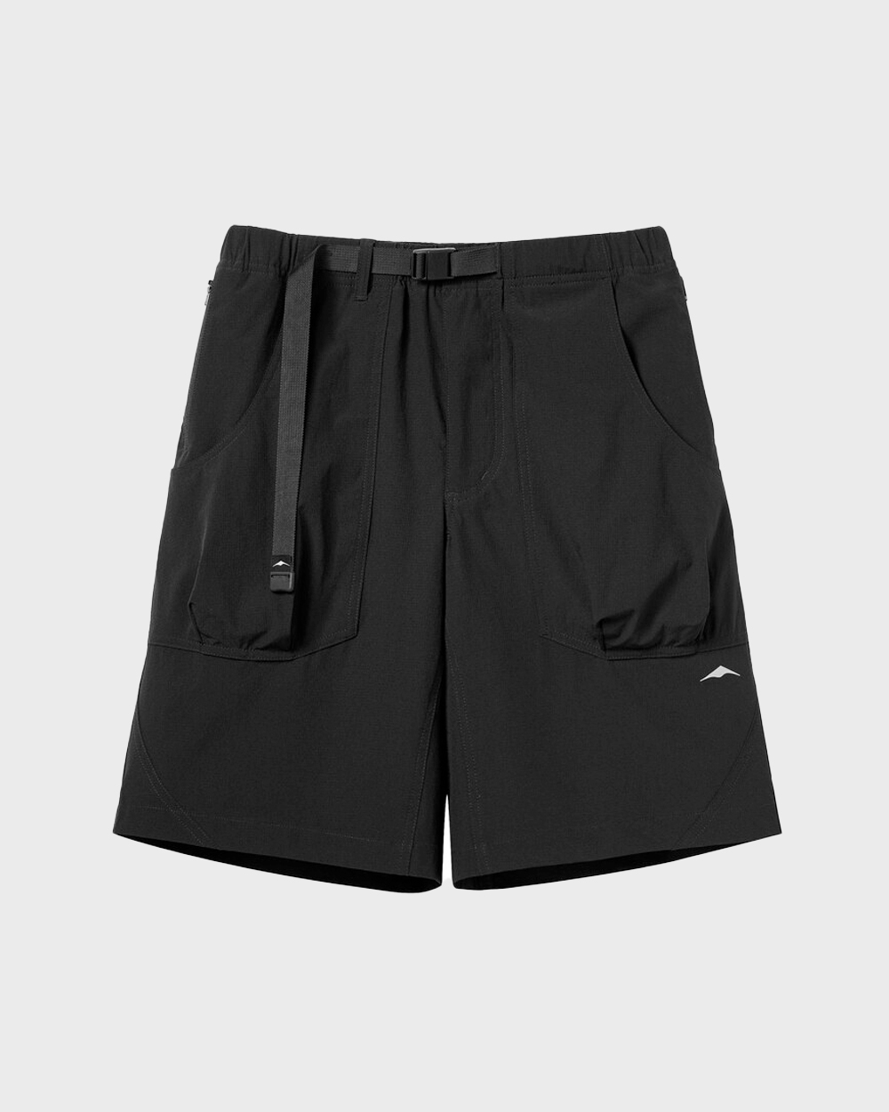 Nylon Multi-Pocket Shorts (Black)